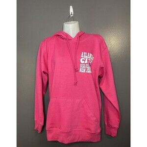 Atlantic City Hoodie Mens Small Pink Save The Turtles New Jersey Pullover